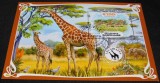 Gabon 2019 &ndash; Girafe (Giraffa camelopardalis reticulata) Coliță FDC -A61