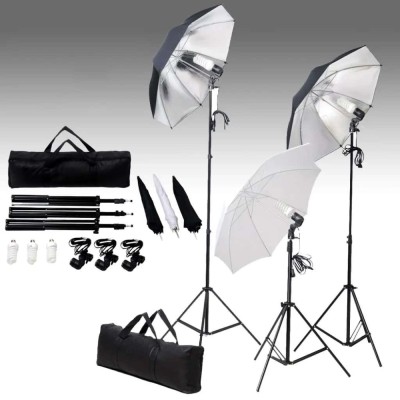 Set lumini studio: 24 wați cu trepiede și umbrele foto