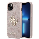 Guess - Hardcase 4G Big Metal Logo (GUHCP15M4GMGPI) - iPhone 15 Plus - Pink