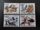 Burundi -Fauna ,pasari de prada-serie completa ,MNH, Nestampilat