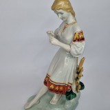 Bibelou portelan rusesc vechi, vintage, mare &#039;- Fata