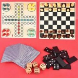 Joc de societate - 5 in 1 Game set | Robetoy