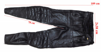 Pantaloni moto piele Germot barbati marimea 48(S) foto