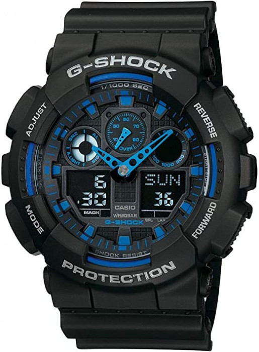 Ceas Barbati, Casio G-Shock, Classic GA-1 GA-100-1A2ER - Marime universala