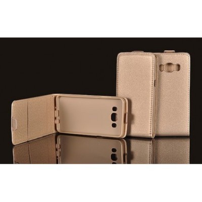 Husa Flip Flexi Lenovo Vibe K5 (A6020) Gold foto