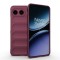 Husa antisoc pentru oneplus nord 4, margini striate, magic shield, bordeaux