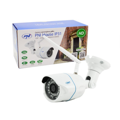 Resigilat : Camera supraveghere video PNI House IP31 1MP 720P wireless cu IP de ex foto