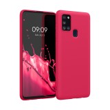 Husa Kwmobile pentru Samsung Galaxy A21s, Roz, Silicon, KWM000011GI018C, Carcasa