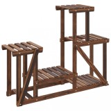 Cumpara ieftin Suport pentru flori, 90x25x73,5 cm, lemn masiv de brad