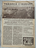 Revista SPORT nr. 8 - August 1986