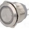 Intrerupator anti-vandalism, ON-(ON), &Oslash;22mm, ONPOW - GQ22-11WE/RG/24V