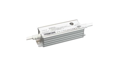Sursă de alimentare POS MCHQ80V24-GE, driver LED 24V/3.33A 80W CV, carcasă metalică, PFC, intrare CA UE (180-305VAC), IP67, nereglabilă foto
