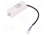 Condensator polipropilenă 25uF 450V SR PASSIVES &Oslash;45x95mm -25&divide;70&deg;C &plusmn;5%