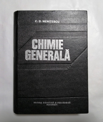 Chimie generala, C.D. Nenitescu foto