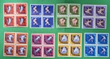 TIMBRE ROMANIA MNH LP571/1963 J.O. INNSBRUCK- dantelate -Bloc de 4, Nestampilat