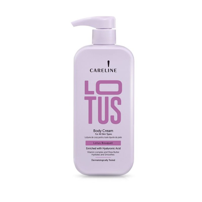 Crema de corp Careline Lotus Bouquet, 500 ml