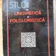 Studii De Lingvistica Si Folcloristica - A. Lambrior ,526403