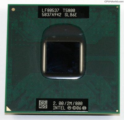 Procesor Intel Core 2 Duo doi Mobile T5800 2GHz slb6e 2MB fsb 800 socket 478 foto