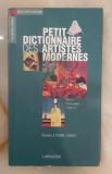 Petit dictionnaire des artistes modernes