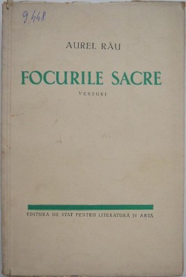 Focurile sacre (Versuri) - Aurel Rau foto