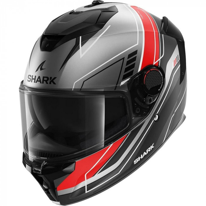 Casca integrala Shark Spartan GT Pro Toryan negru mat/gri/rosu, marime XL