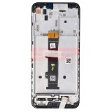 LCD+Touchscreen cu Rama MOTOROLA Moto G10 BLACK Original Service Pack