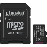 Card de memorie MicroSDXC Kingston Canvas Select Plus, 128 GB, Adaptor