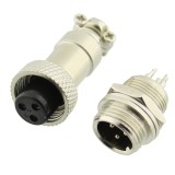 Conector mini XLR, 3 pini, 10mm, pereche - 121991