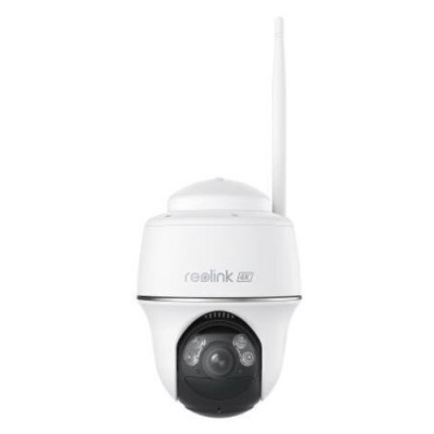 Camera IP Rotativa Wireless Reolink, 4K 8MP, Detectie persoana/vehicul, IR 10m, Lumina Alba, Microfon, Difuzor, Alerte audio, Baterie - ARGUS SERIES B foto