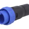 Conector circular 2-PIN IP68 pe cablu