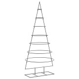 Cumpara ieftin Brad de Craciun din metal pentru decor, negru, 180 cm