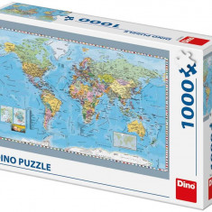 Puzzle - Harta politica a lumii (1000 piese) PlayLearn Toys