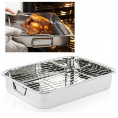 Tava pentru cuptor cu grill detasabil din inox 40cm IGT40 JU foto