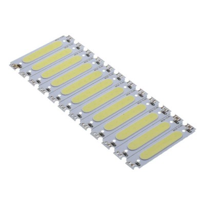 Set 10 placa led cob, 2W, 12v, alb-rece foto