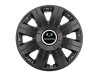 Set 4 capace roti Cosmos Negru R15, pentru gama auto SsangYong, Autohelix MSA