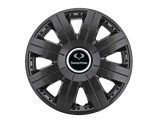 Cumpara ieftin Set 4 capace roti Cosmos Negru R15, pentru gama auto SsangYong, Autohelix MSA