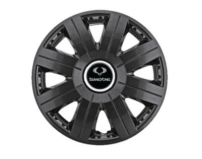 Set 4 capace roti Cosmos Negru R15, pentru gama auto SsangYong foto
