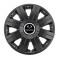 Set 4 capace roti Cosmos Negru R15, pentru gama auto SsangYong
