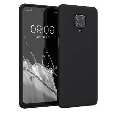 Husa pentru Xiaomi Redmi Note 9S / Redmi Note 9 Pro / Redmi Note 9 Pro Max, Silicon, Negru, 52140.47 foto