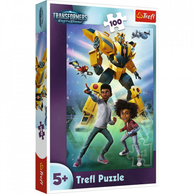 Puzzle trefl 100 transformers echipa magnifica foto