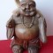STATUETA DIN LEMN SCULPTAT, &quot;BUDA&quot; (Nr.13)