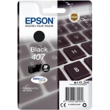 Cartus Cerneala Original Epson Black nr.407 pentru WF-4745 Series 41,2ml "C13T07U140"(RAPO)