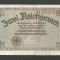 GERMANIA NAZISTA 2 MARCI REICHSMARK 1940 [16] P- 137b , 8 cifre , Litera R