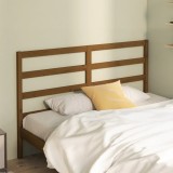 Gossi tablie de pat, maro miere, 126x4x100 cm, lemn masiv de pin