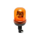 Girofar halogen H1 12-24V cu suport tip picior pentru utilaje si vehicule