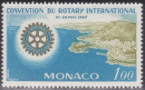 C4686 - Monaco 1967 - Rotary , neuzat,perfecta stare