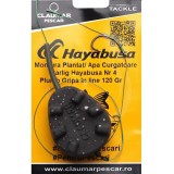 Montura Claumar Plantat/ Apa Curgatoare Carlig Hayabusa Nr.4 Plumb Gripa In Line 120 GR