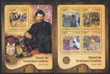 Centrafricana 2016 - Picturi de Henri de Toulouse-Lautrec, Bloc+Colita, MNH