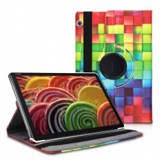 Husa pentru Huawei MediaPad T5, Piele ecologica, Multicolor, 46213.06 foto