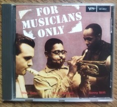 CD Dizzy Gillespie &amp;bull; Stan Getz &amp;bull; Sonny Stitt &amp;ndash; For Musicians Only foto